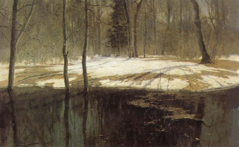 Stanislav Zhukovsky Spring Floods oil painting image